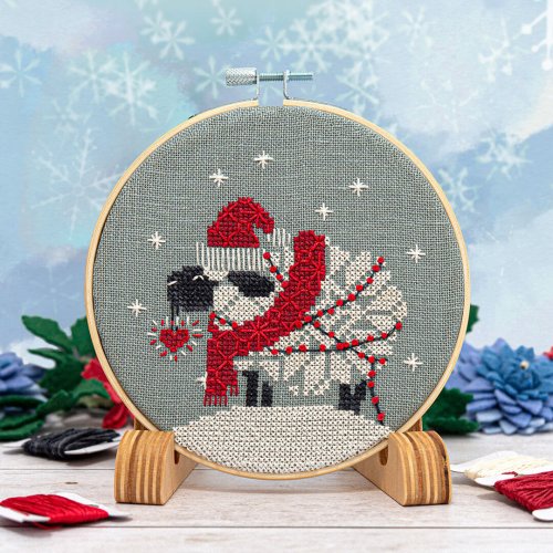 (image for) Snowflake Sheep Ornament